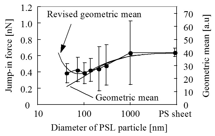 周辺粒子の寄与を考慮したPSL粒子の相互作用解析